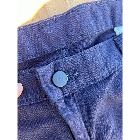 Carhartt Flame Resistant NFPA 2112 Navy Blue Cargo Men's Size 38x34 FR Work Y2K - Picture 9 of 12